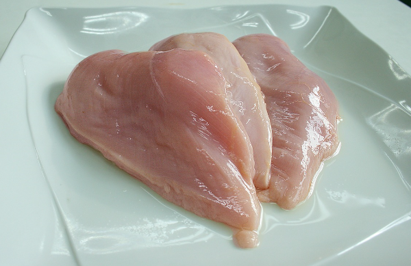 Filete Pechuga de pollo cruda 130-140 Gr